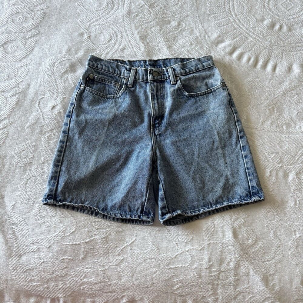 Polo Ralph Lauren Vtg 8 (28 W X 6 Inseam) Denim Jean Shorts Summer Old Money